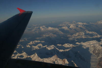 From the flight to Leh